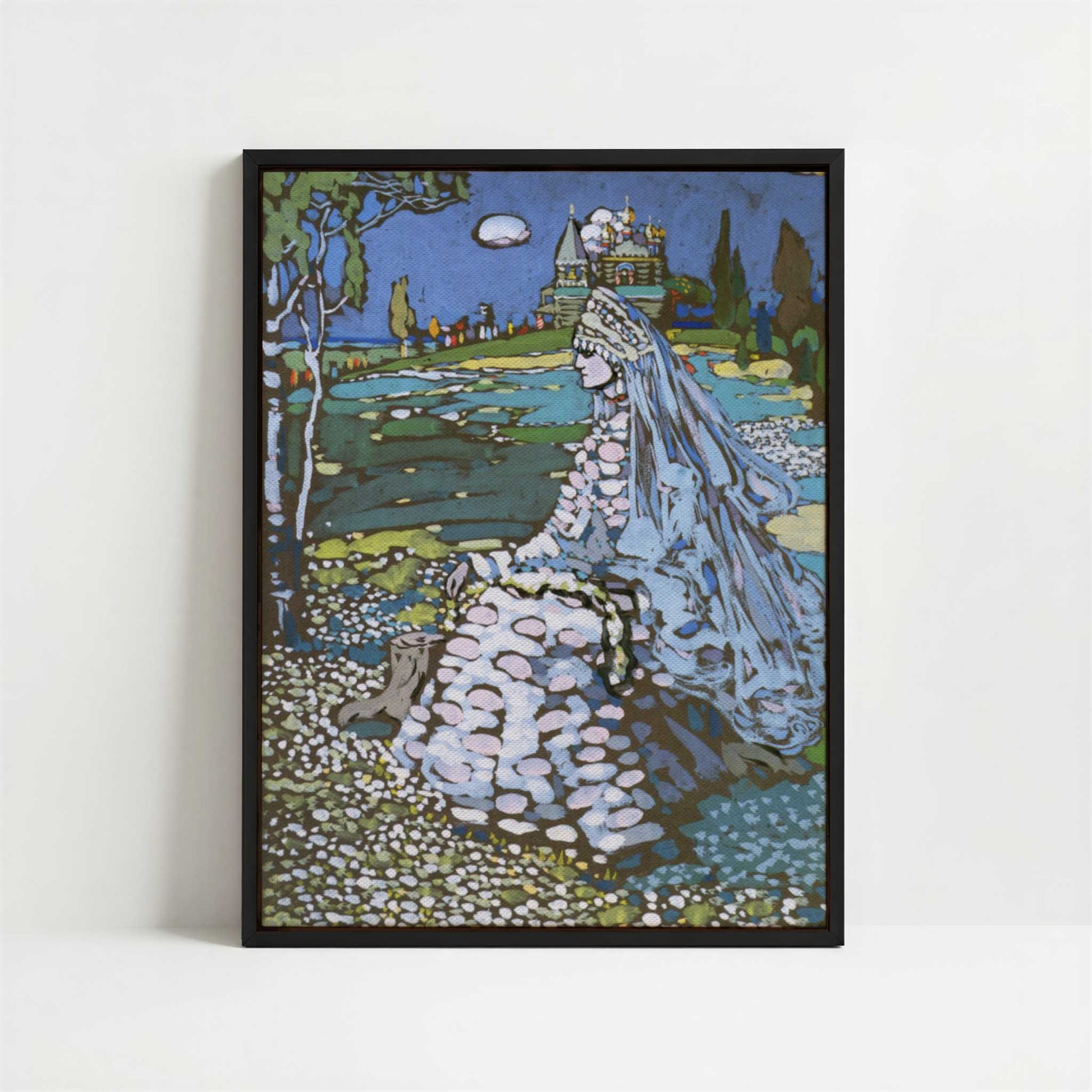 Framed Canvas - Framed canvas in black frame