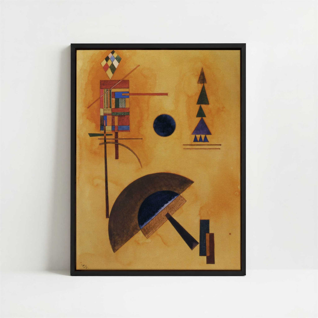 Framed Canvas - Framed canvas in black frame