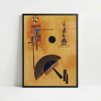 Semicircle (1927) by Wassily Kandinsky – Art Print - Art print in black frame