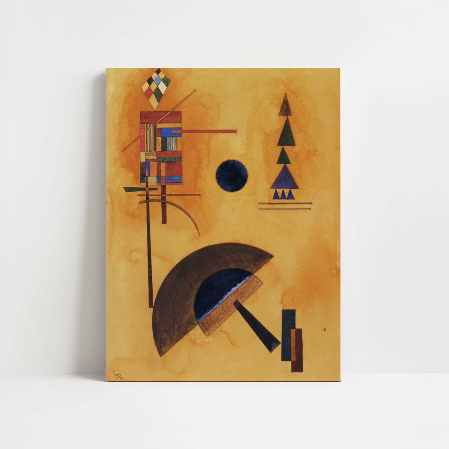 Semicircle (1927) by Wassily Kandinsky – Art Print - Unframed art print