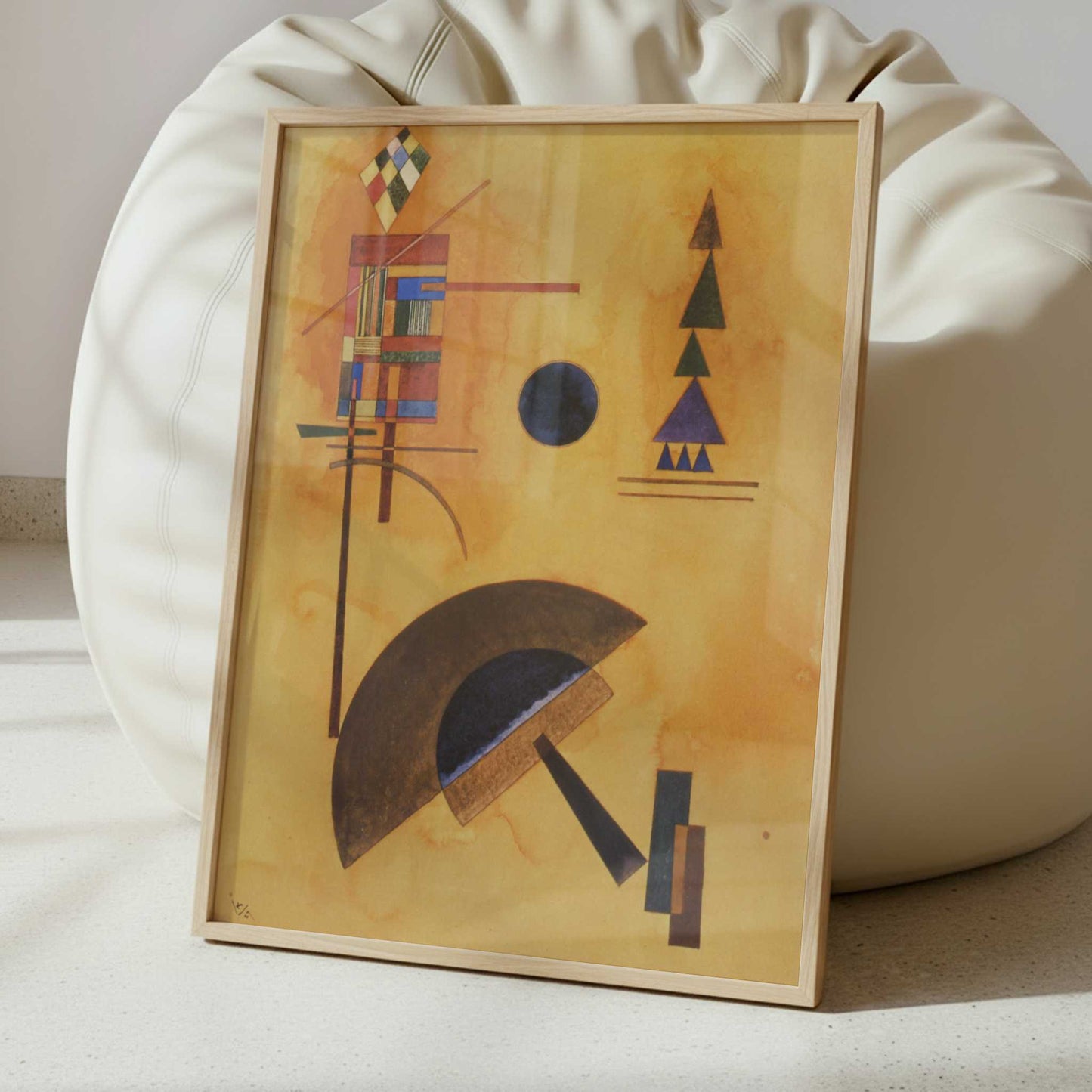 Semicircle (1927) by Wassily Kandinsky – Art Print - Interior inspiration