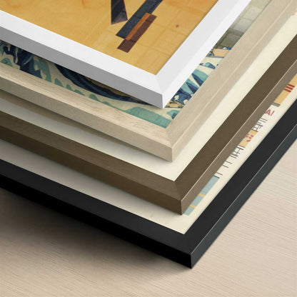 Semicircle (1927) by Wassily Kandinsky – Art Print - Close-up detail of the different frames