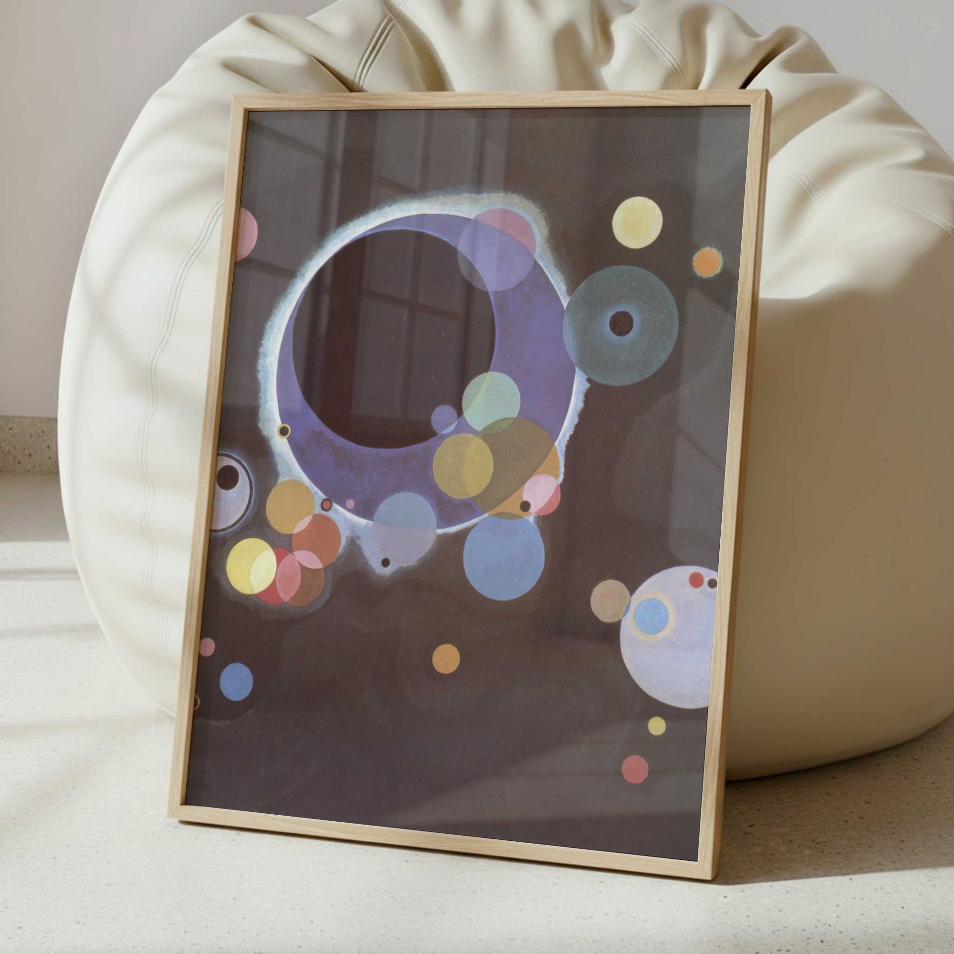 Several Circles (1926) by Kandinsky – Art Print - Interior inspiration