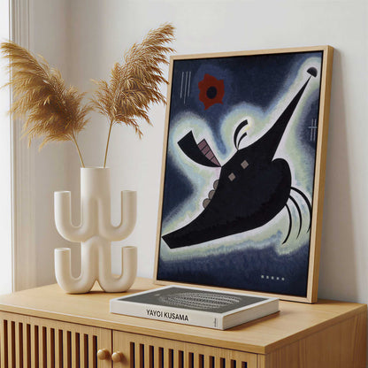 Framed Canvas - Framed canvas in a stylish interior setting