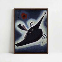 Framed Canvas - Framed canvas in dark wood color frame