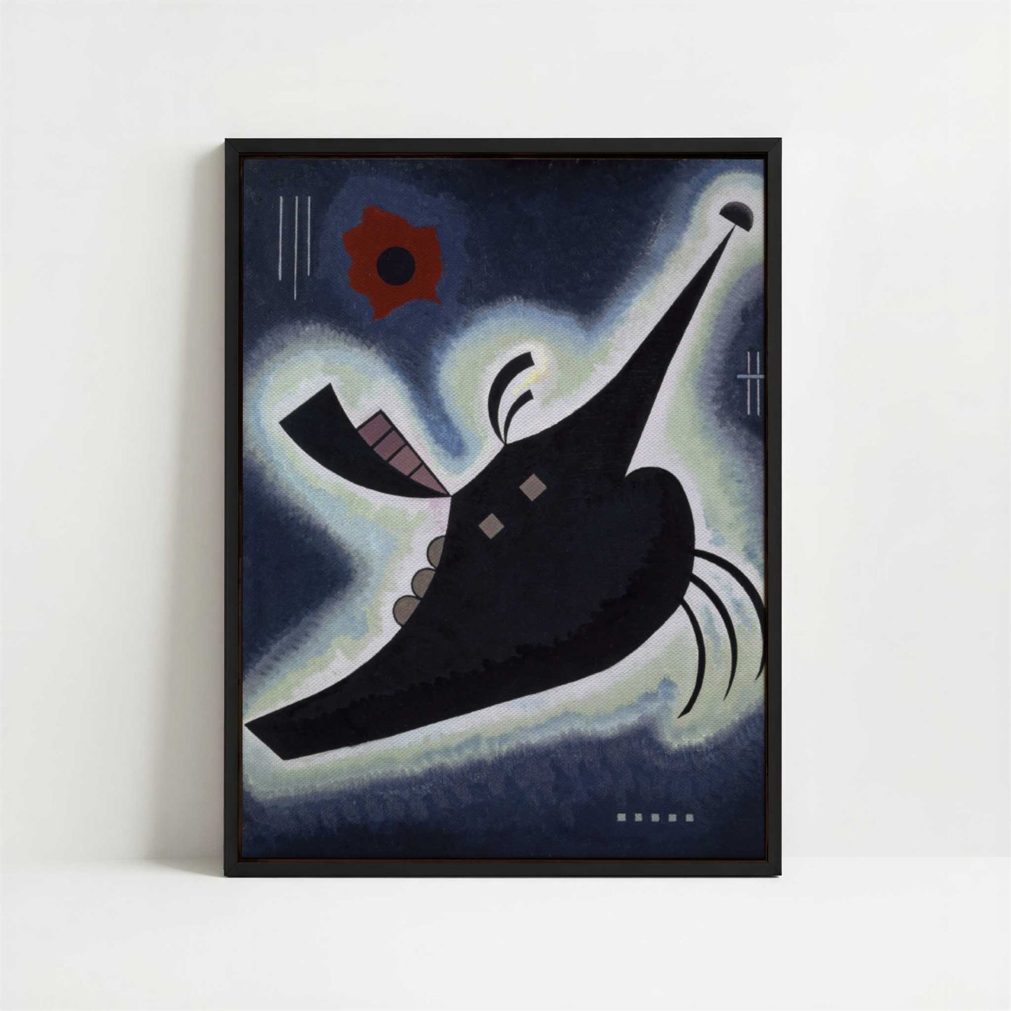 Framed Canvas - Framed canvas in black frame