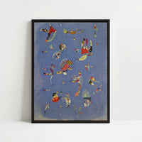 Framed Canvas - Framed canvas in black frame