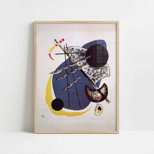 Small Worlds II (1922) by Wassily Kandinsky – Art Print - Art print in oak frame