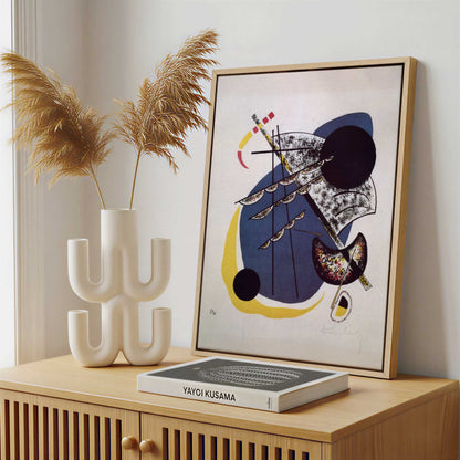 Framed Canvas - Framed canvas in a stylish interior setting