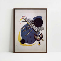 Framed Canvas - Framed canvas in dark wood color frame