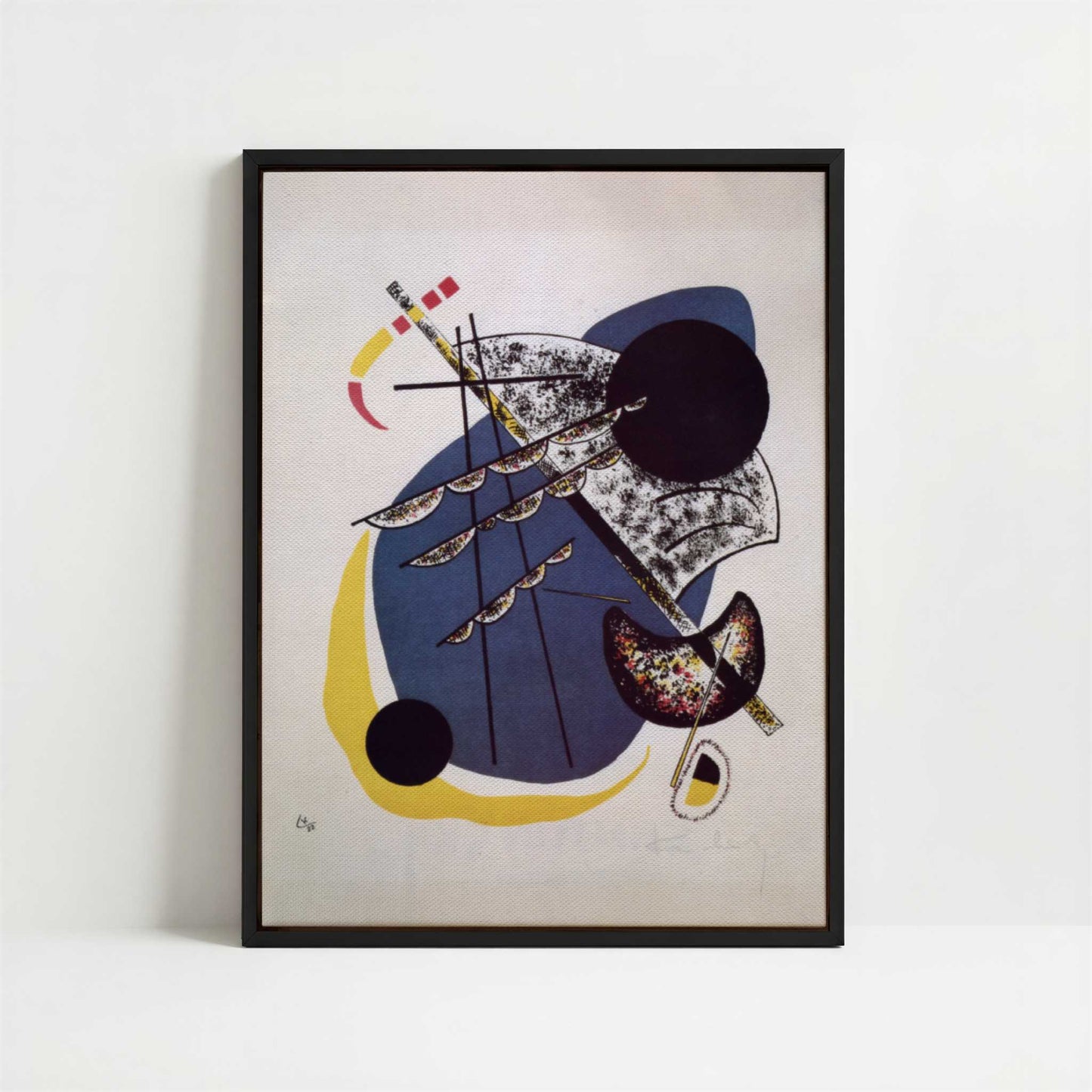 Framed Canvas - Framed canvas in black frame