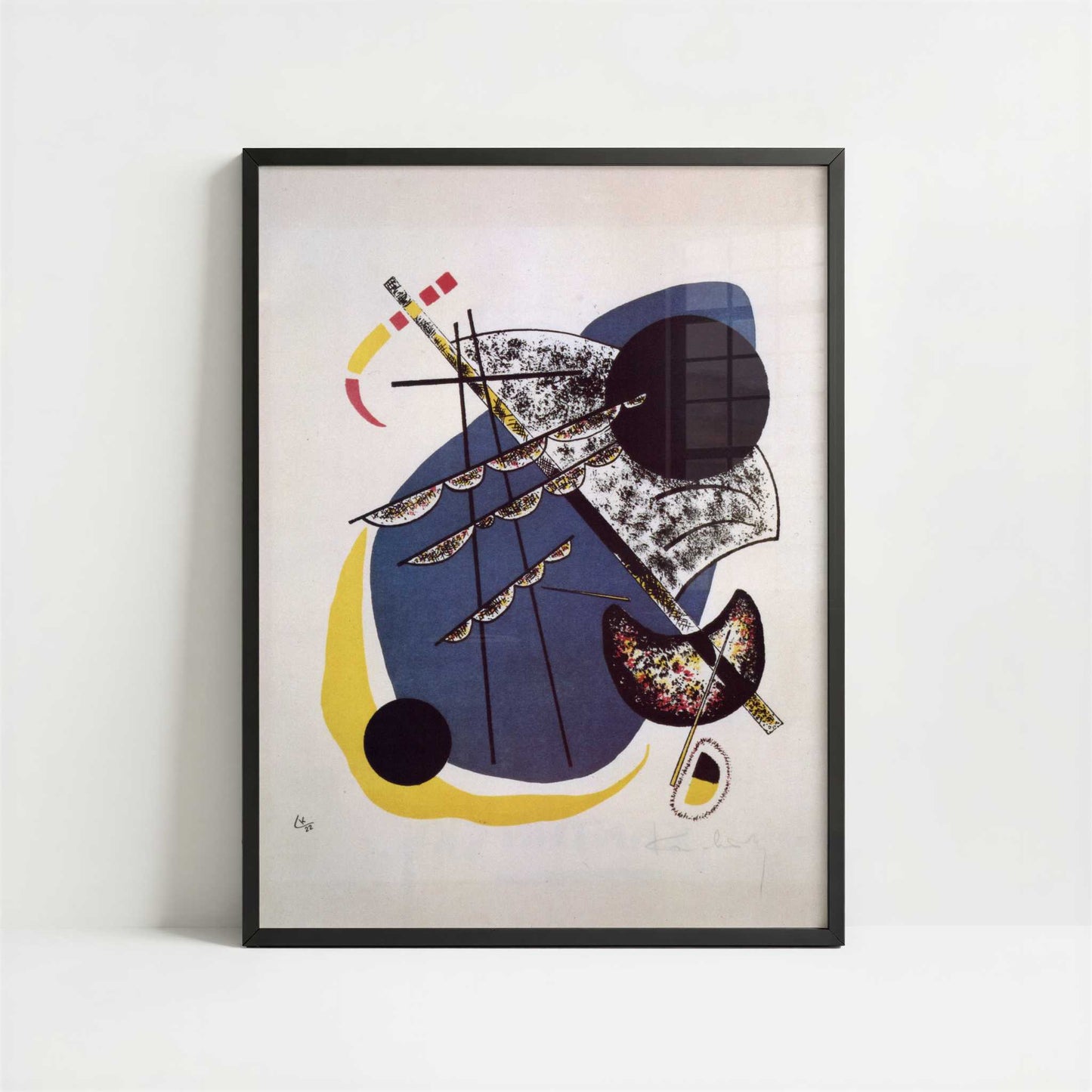 Small Worlds II (1922) by Wassily Kandinsky – Art Print - Art print in black frame