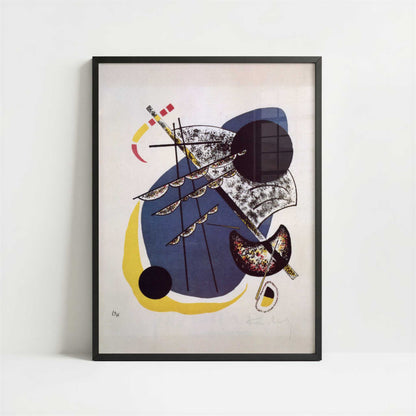Small Worlds II (1922) by Wassily Kandinsky – Art Print - Art print in black frame