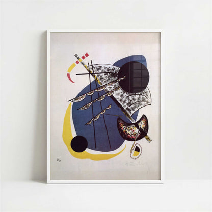 Small Worlds II (1922) by Wassily Kandinsky – Art Print - Art print in white frame