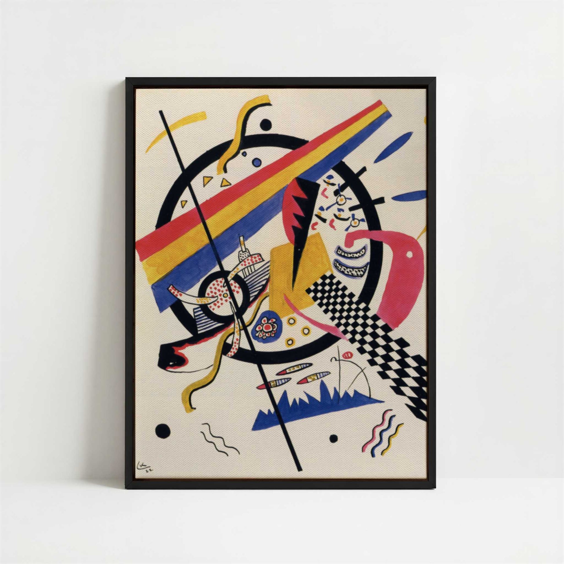 Framed Canvas - Framed canvas in black frame