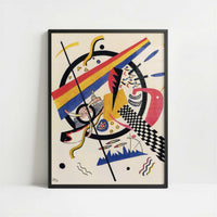 Small Worlds IV (1922) by Wassily Kandinsky – Art Print - Art print in black frame
