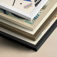 Small Worlds IV (1922) by Wassily Kandinsky – Art Print - Close-up detail of the different frames