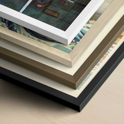 Storeys (1929) by Wassily Kandinsky – Art Print - Close-up detail of the different frames