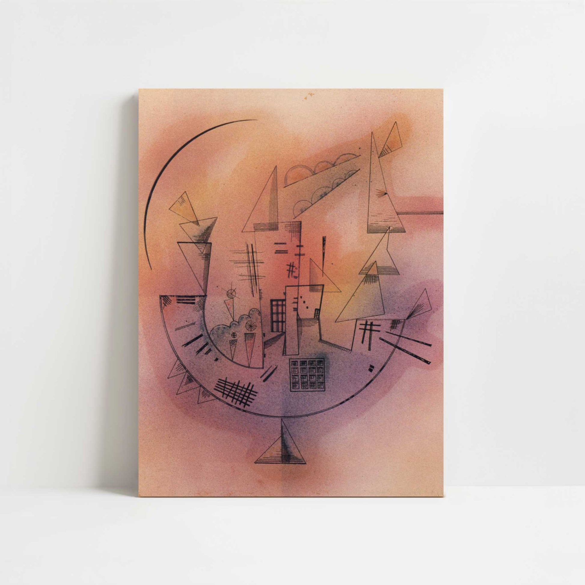 Supporting Circle (1929) by Wassily Kandinsky – Art Print - Unframed art print