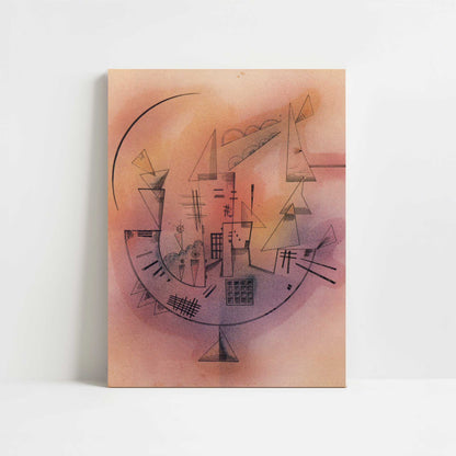 Supporting Circle (1929) by Wassily Kandinsky – Art Print - Unframed art print