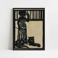 Framed Canvas - Framed canvas in black frame