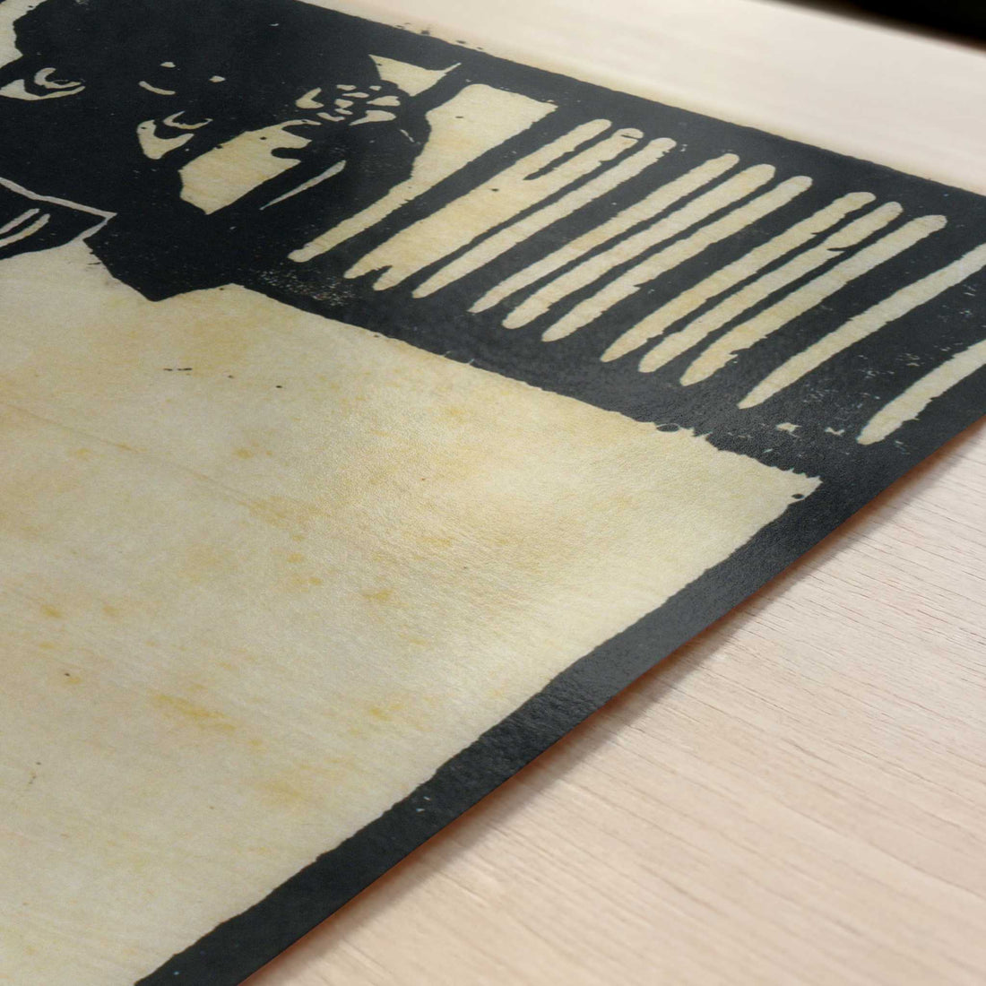 The Animal Tamer (1903) by Wassily Kandinsky – Art Print - Close-up detail of the art print