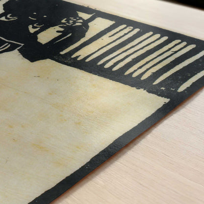 The Animal Tamer (1903) by Wassily Kandinsky – Art Print - Close-up detail of the art print