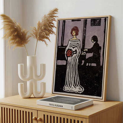 Framed Canvas - Framed canvas in a stylish interior setting