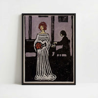 Framed Canvas - Framed canvas in black frame