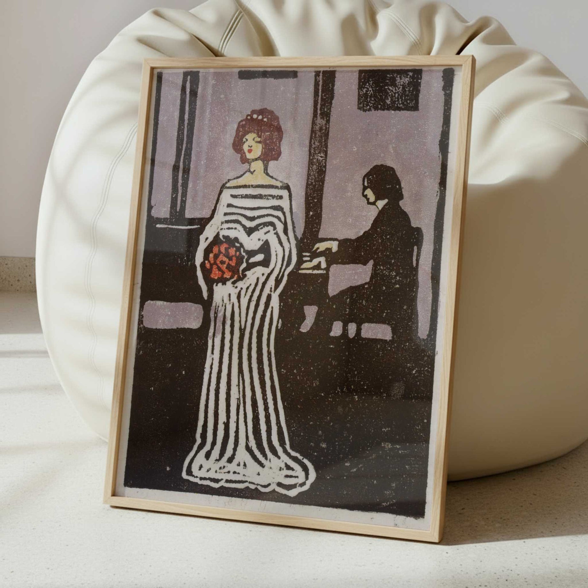 The Singer (1903) by Kandinsky – Art Print - Interior inspiration