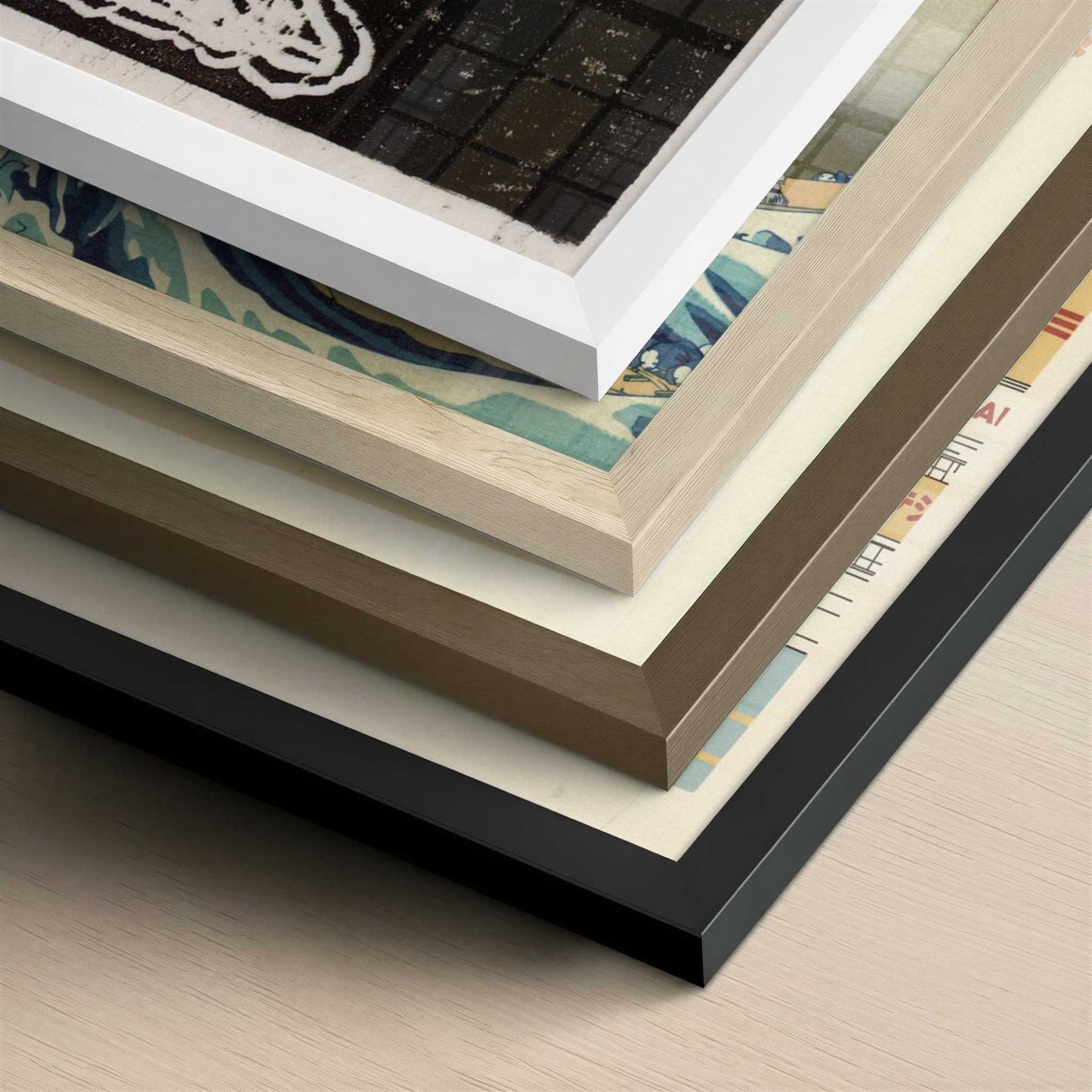 The Singer (1903) by Kandinsky – Art Print - Close-up detail of the different frames