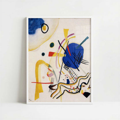 Untitled (1921) by Wassily Kandinsky – Art Print - Art print in white frame