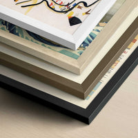 Untitled (1921) by Wassily Kandinsky – Art Print - Close-up detail of the different frames