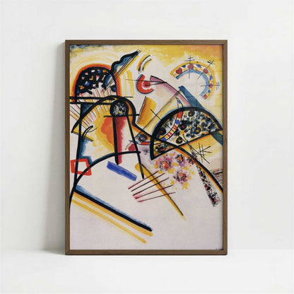 Untitled (1923) by Wassily Kandinsky – Art Print - Art print in dark wood frame