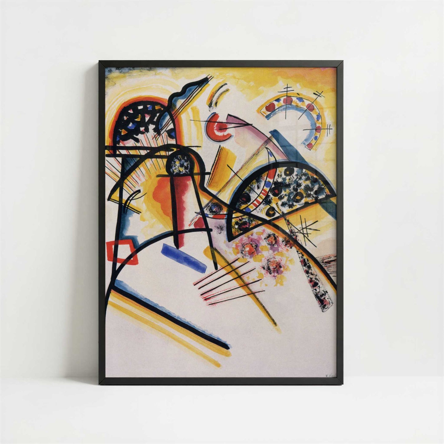 Untitled (1923) by Wassily Kandinsky – Art Print - Art print in black frame