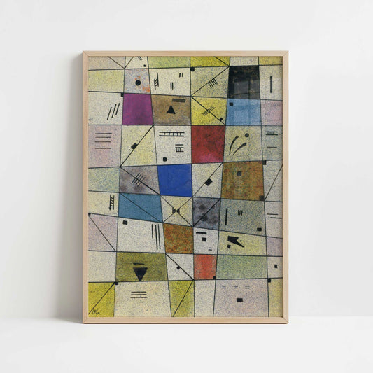 Untitled (1930) by Wassily Kandinsky – Art Print - Art print in oak frame