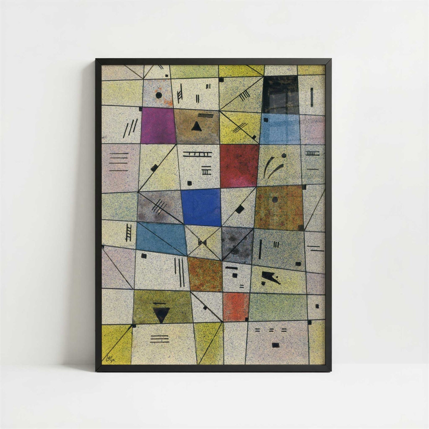 Untitled (1930) by Wassily Kandinsky – Art Print - Art print in black frame