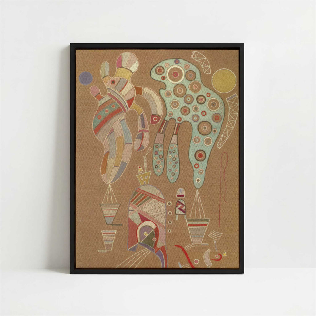 Framed Canvas - Framed canvas in black frame