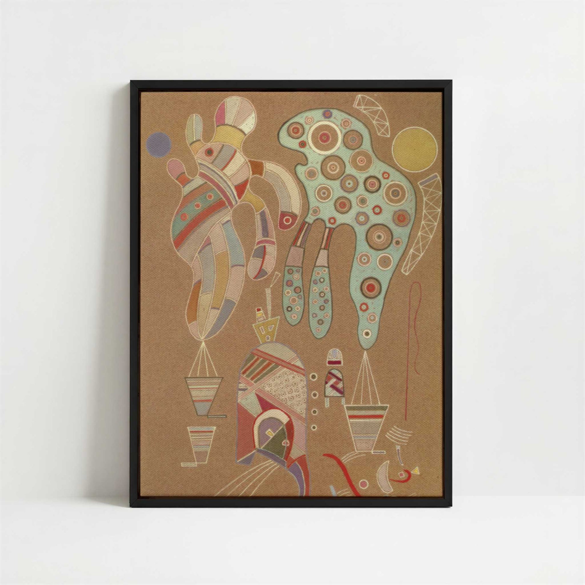 Framed Canvas - Framed canvas in black frame