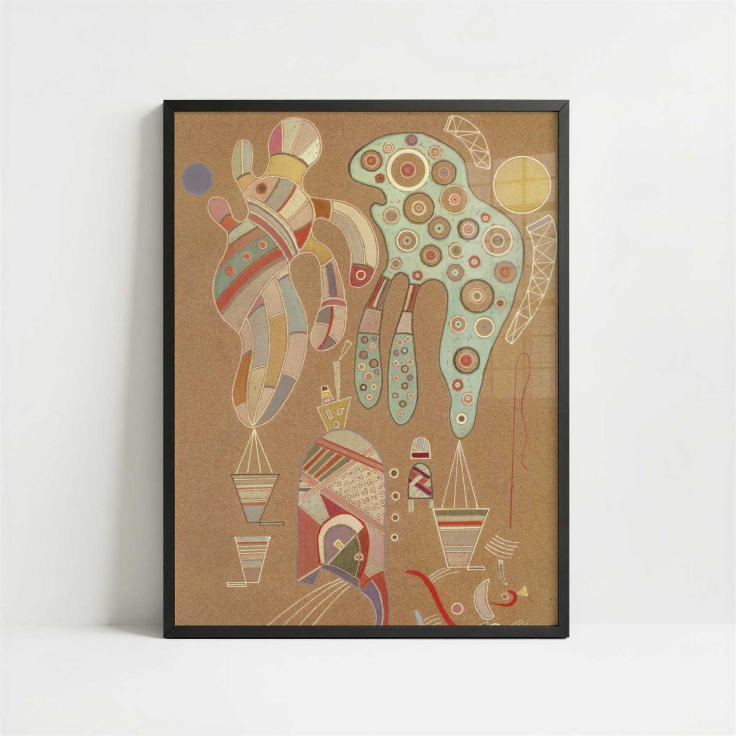 Untitled (1941) by Wassily Kandinsky – Art Print - Art print in black frame