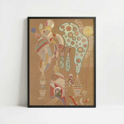 Untitled (1941) by Wassily Kandinsky – Art Print - Art print in black frame