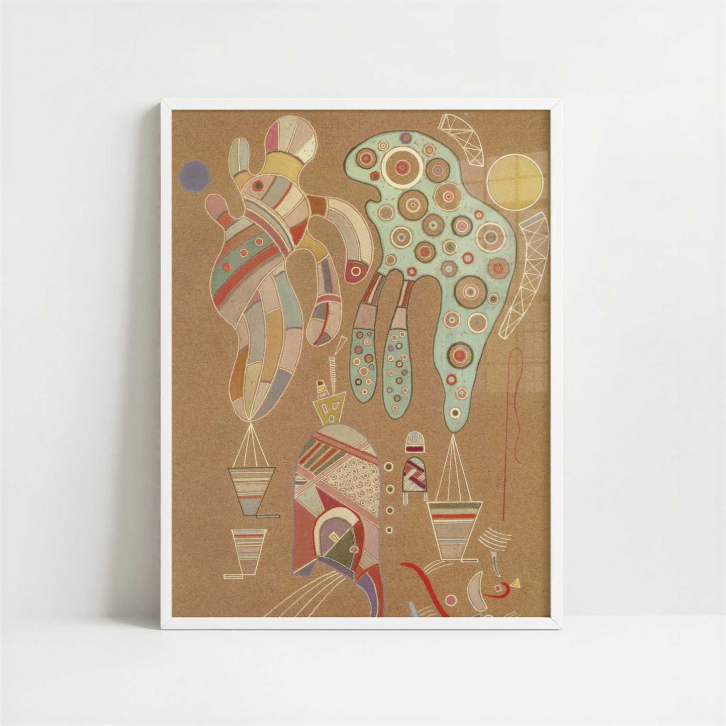 Untitled (1941) by Wassily Kandinsky – Art Print - Art print in white frame