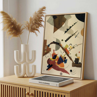 Framed Canvas - Framed canvas in a stylish interior setting