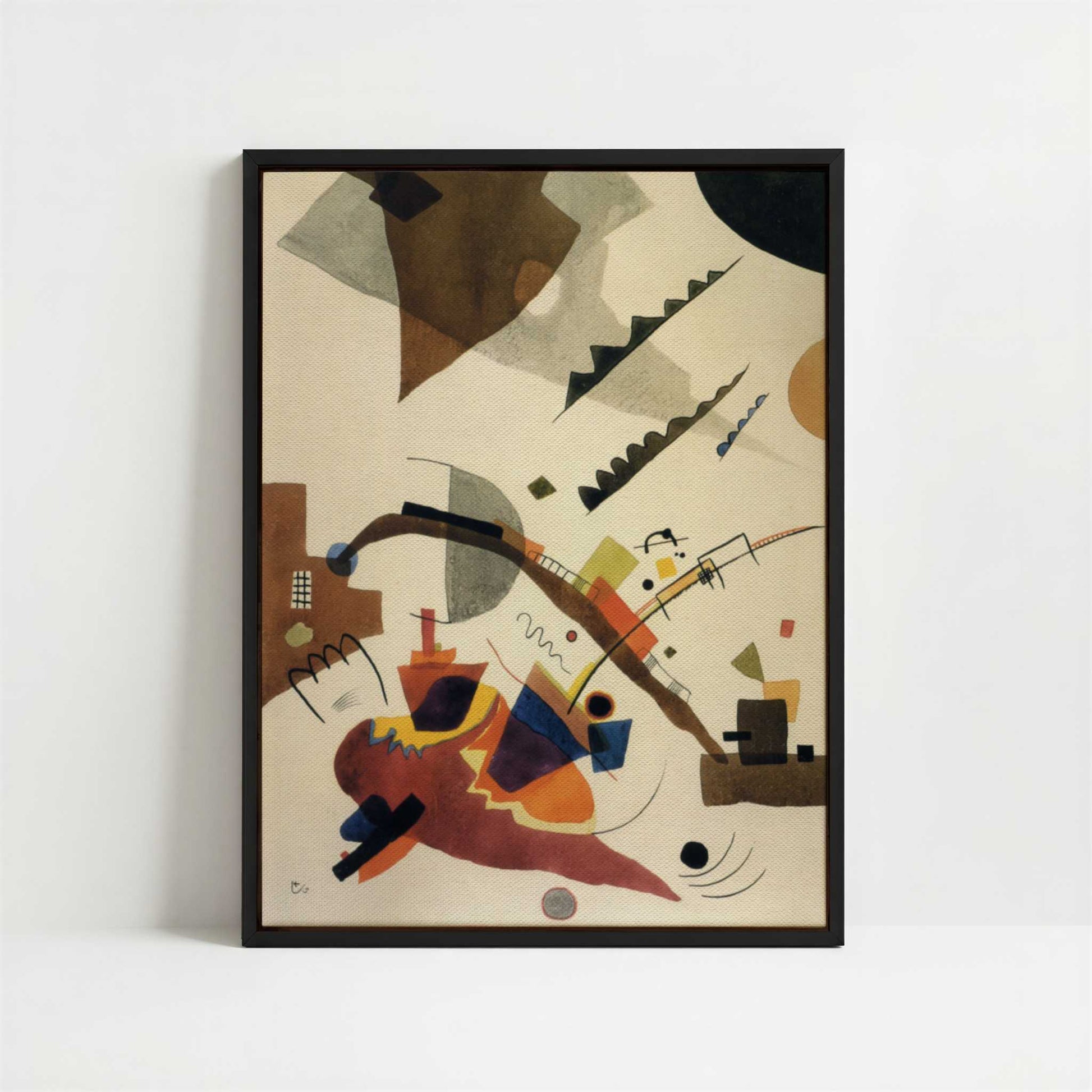 Framed Canvas - Framed canvas in black frame