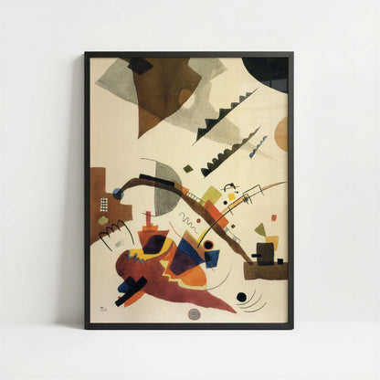 Vibration (1924) by Wassily Kandinsky – Art Print - Art print in black frame