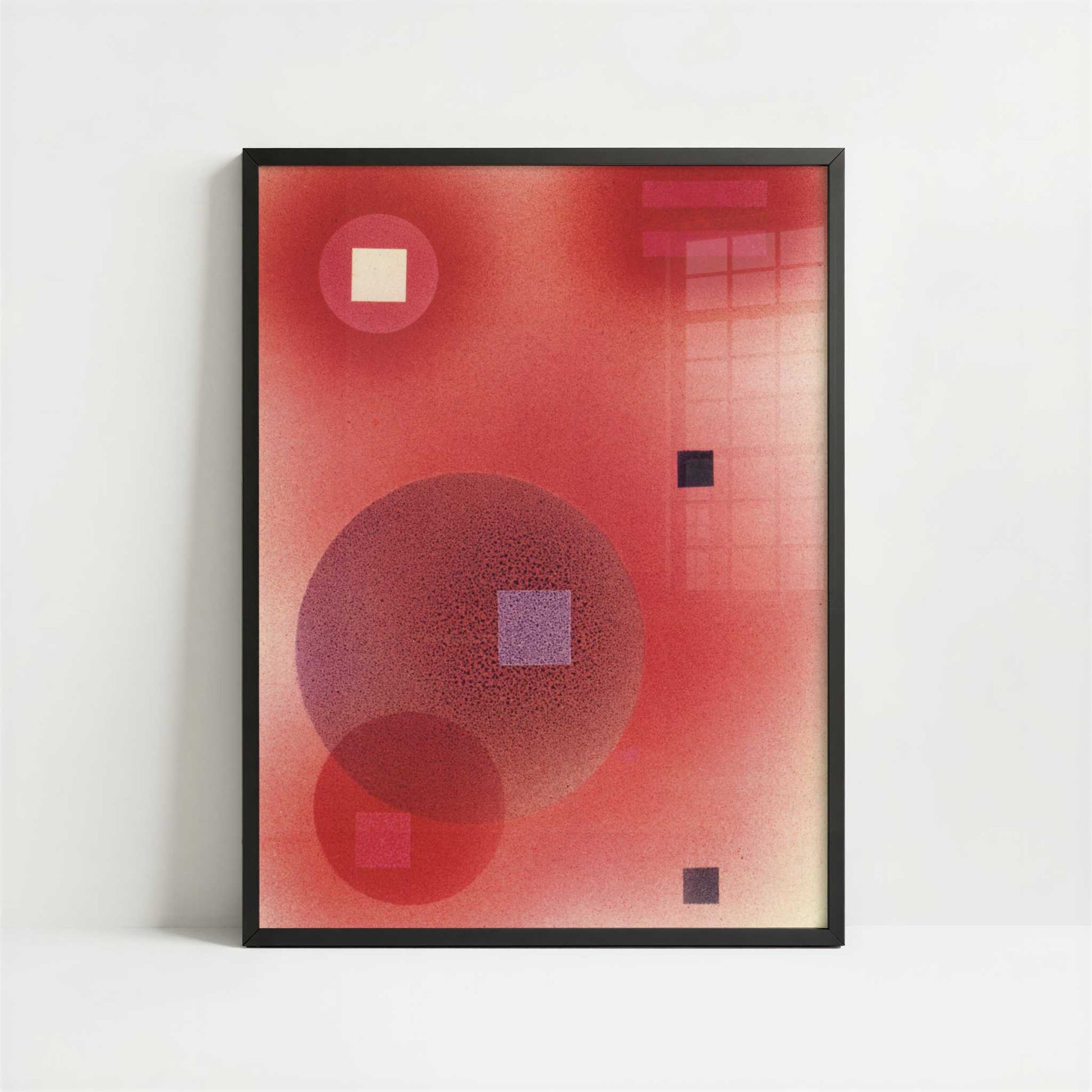 Weighing (1928) by Wassily Kandinsky – Art Print - Art print in black frame