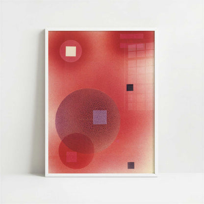 Weighing (1928) by Wassily Kandinsky – Art Print - Art print in white frame