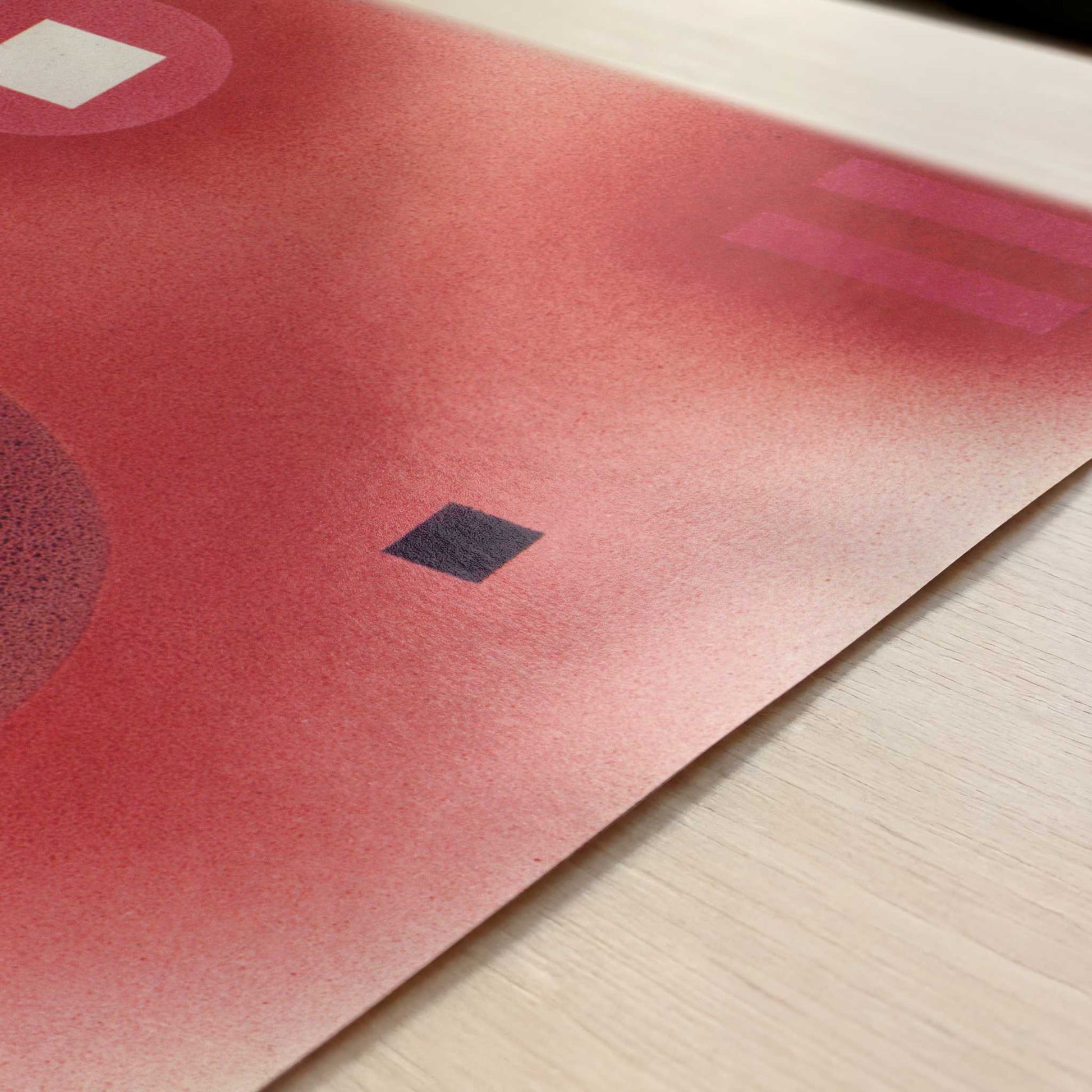 Weighing (1928) by Wassily Kandinsky – Art Print - Close-up detail of the art print