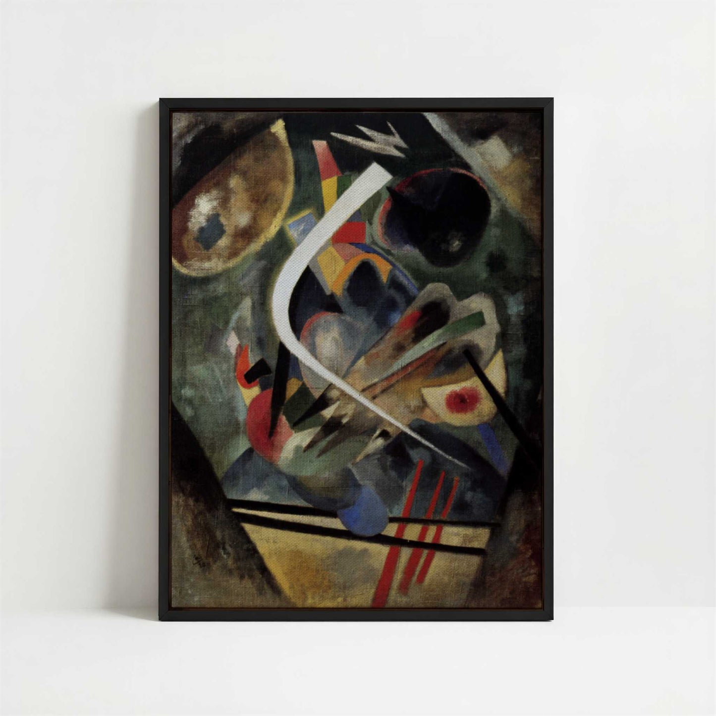 Framed Canvas - Framed canvas in black frame