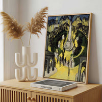 Framed Canvas - Framed canvas in a stylish interior setting
